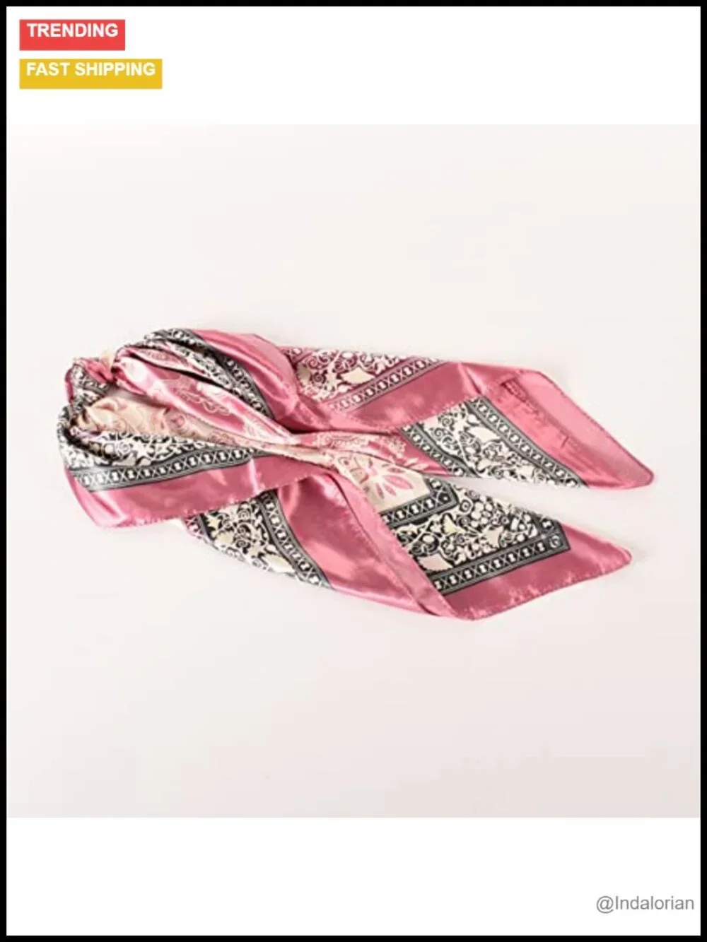 35x35 Polyester Silk Like Hair Scarf Head Wrap Neck Bandana Fashion Square Scarf